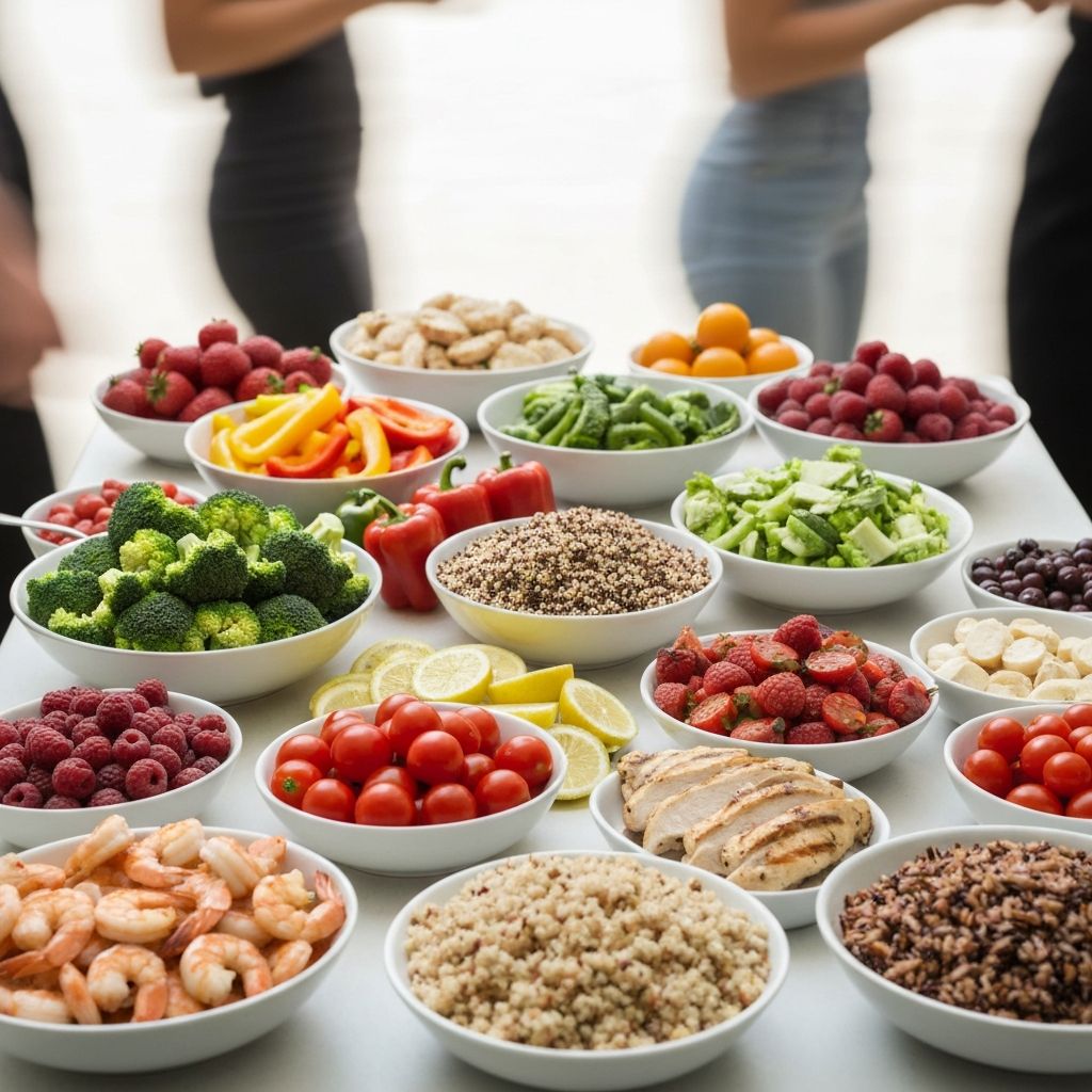 Food choices at social events